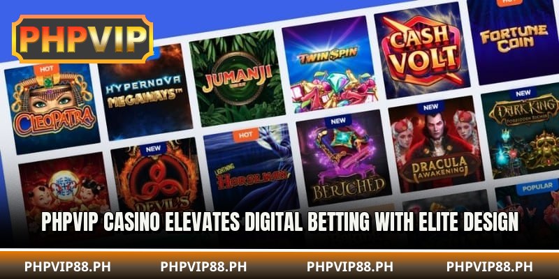 Phpvip casino elevates digital betting with elite design